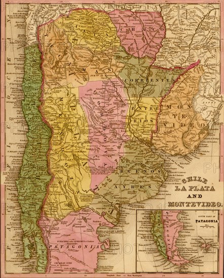 Chile, La Plata & Montevideo - 1844 1844
