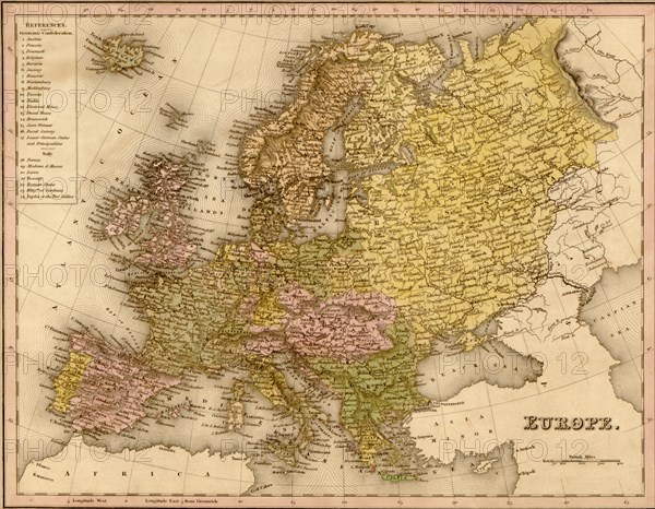 Europe - 1844 1844