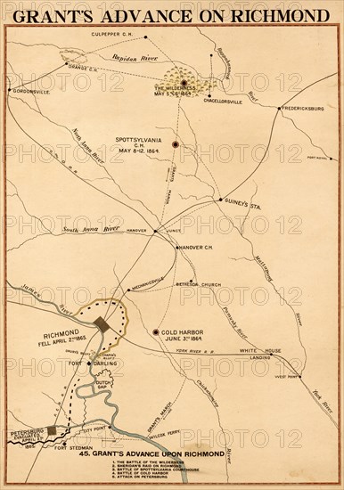 Grants Advance of Richmond 1898