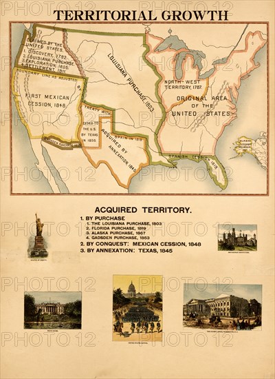 Territorial Growth of the United States 1898