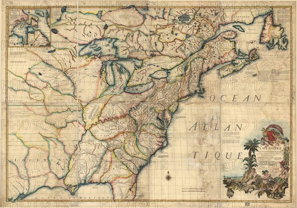 French & English Settlements in the US - 1777