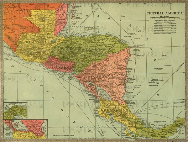 Panama, Costa Rica, Hondouras, Guatamala, Salvador, British Honduras -1903  1903