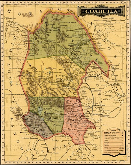 Coahila - 1844 1884