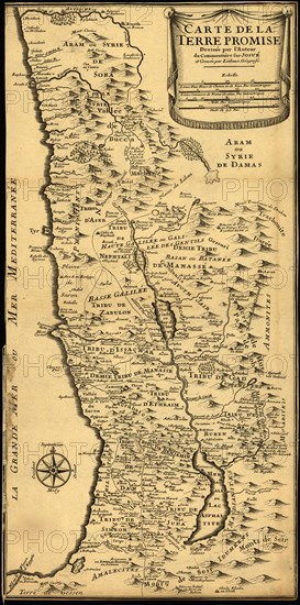 Map of the Promised Land 1720