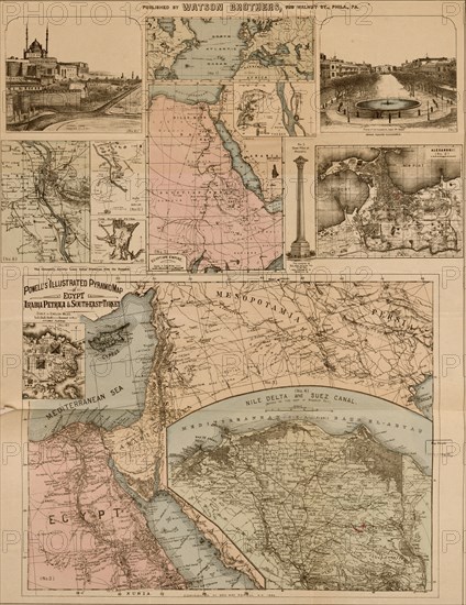 Egypt, Arabia Petræa, and Southeastern Turkey 1882