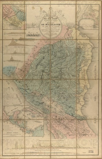 Nicaragua Isthmus Canal - 1855 1855