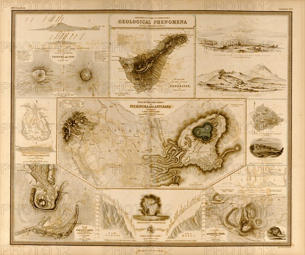 Geologic Phenomenon - Volvanoes 1848