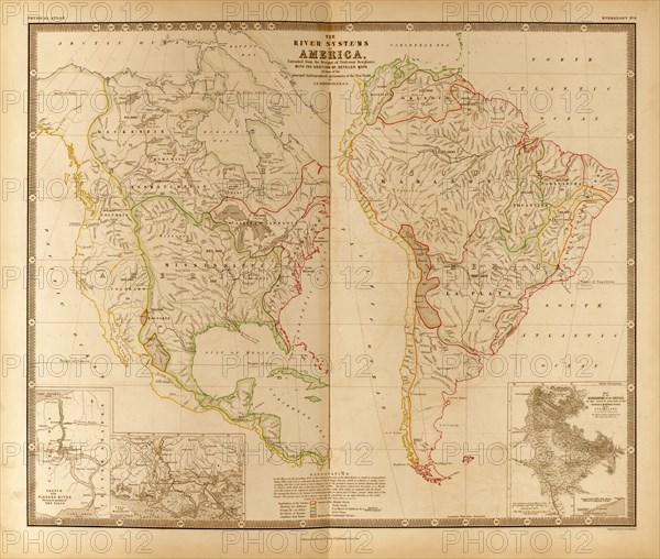 River Systems in the Americas 1848