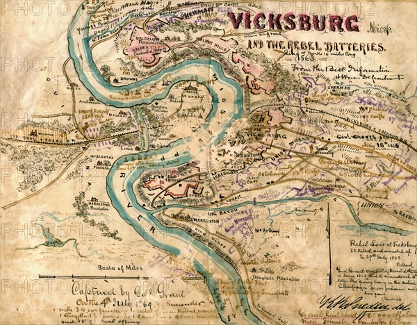 Vicksburg Defenses 1863