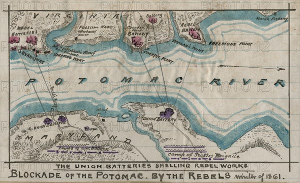 Blockade of the Potomac - winter 1861 1861
