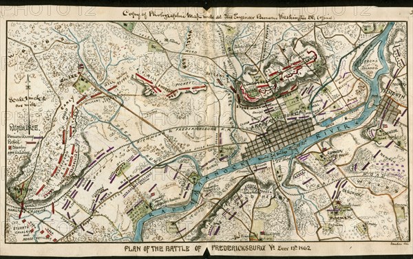 Battle of Fredericksburg, Va., December. 13, 1862. 1862