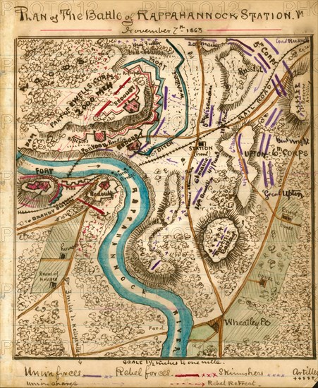 Battle of Rappahannock Station November 7th 1863. 1863