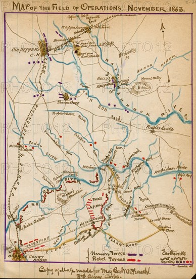 Field operations Culpepper Courthouse 1863