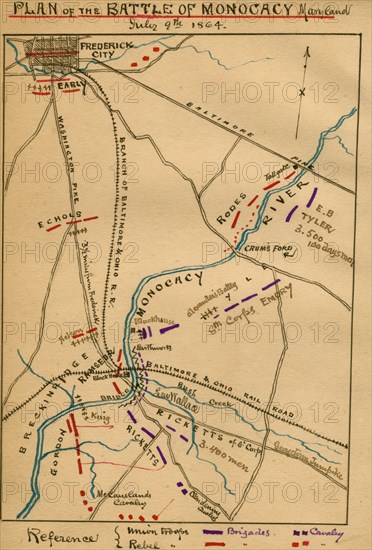 Battle of Monocacy, Maryland, July 9th, 1864. 1864