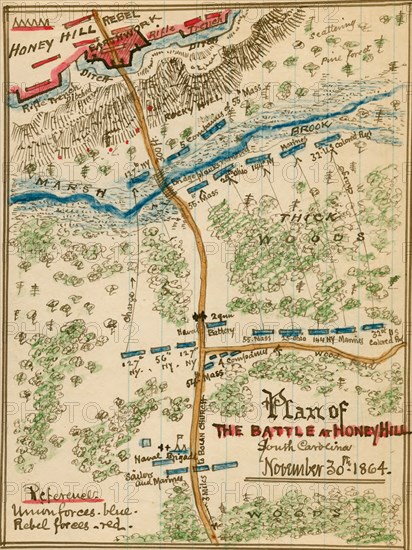 Battle of Honey Hill, South Carolina, November 30th, 1864. 1864