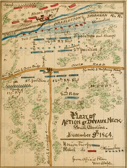 Devaux Neck South Carolina. December 9th 1864. 1864