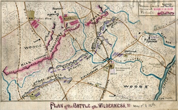 Battle of the Wilderness, Va. : May 5th to 12th. 1864