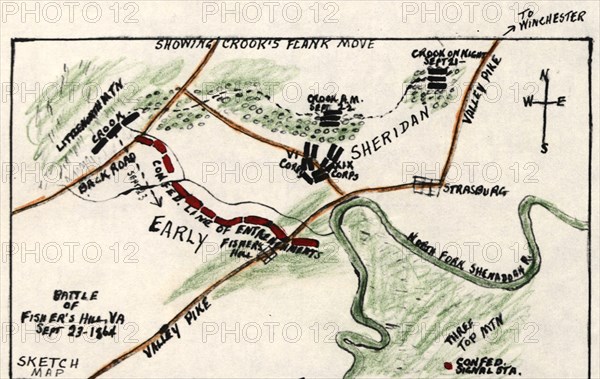 Battle of Fisher's Hill, Va., Sept. 23, 1864 1864