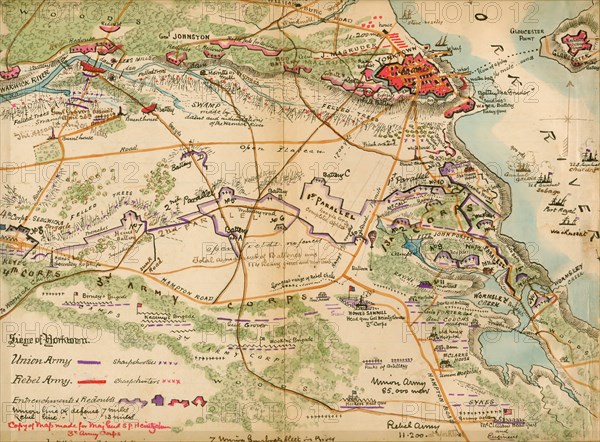 Siege of Yorktown, Virginia 1862