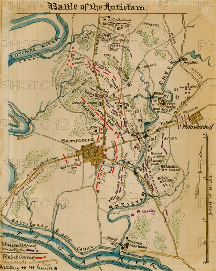 Battle of Sharpsburg, Antietam 1862