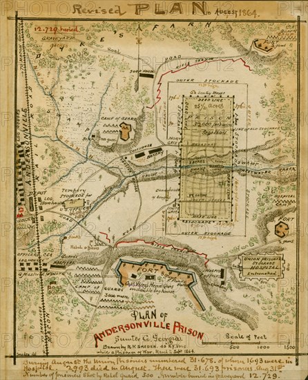 Andersonville Prison, Sumter Co., Georgia 1864