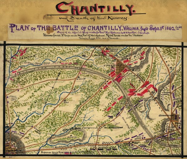 Battle of Chantilly, Virginia 1862
