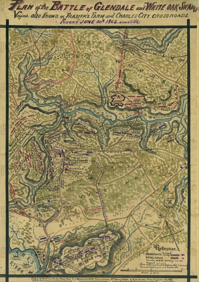 battle of Glendale and White Oak Swamp, Virginia, also known as Frazier's Farm and Charles City Crossroads 1862