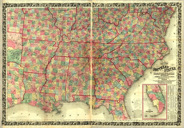 Southern States  1862