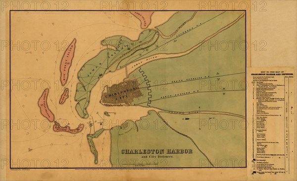 Charleston Harbor and city defenses - 1864 1864
