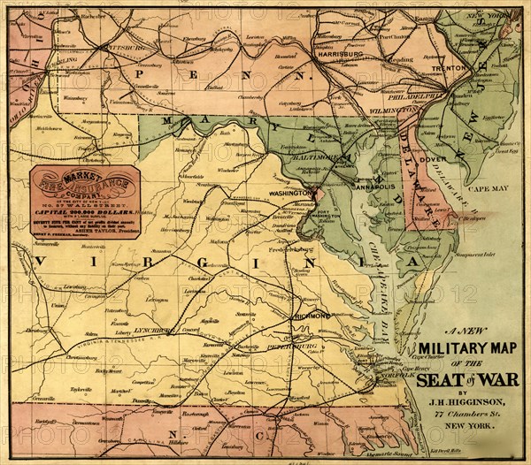 Military Map - 1861 1861