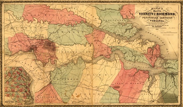 Richmond & Vicinity during the War - 1862