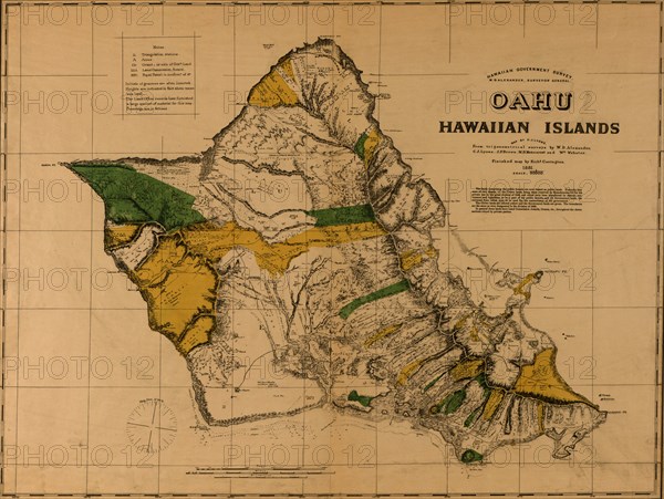 Oahu, Hawaiian Islands - 1881 1881