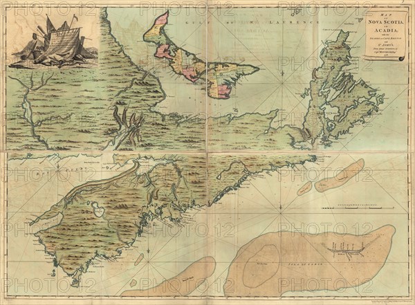 Nova Scotia or Acadia- 1768 1768