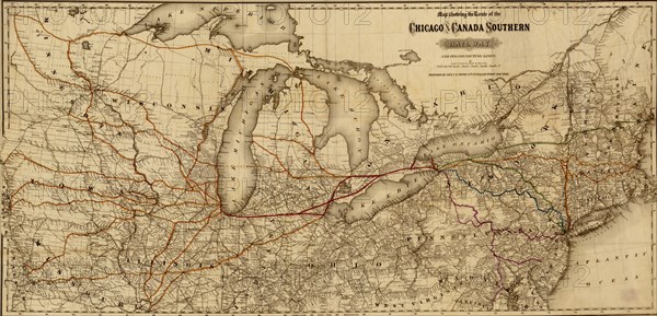 Chicago and Canada Southern Railway  - 1872