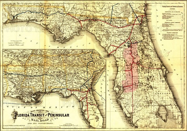 Florida Transit and Peninsula Rail Road - 1882 1882