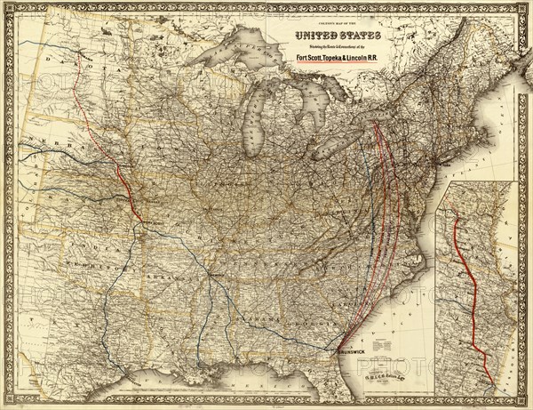 Fort Scott, Topeka & Lincoln R.R. - 1883 1883