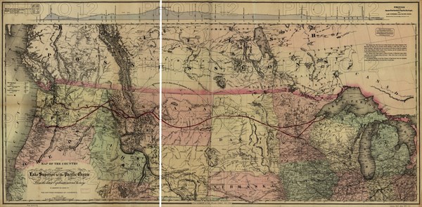 Lake Superior to the Pacific Ocean - 1867 1867