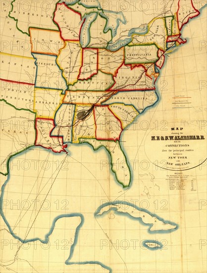 N.E. & S.W. Alabama R.R - 1850 1850