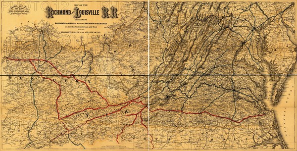 Richmond and Louisville R.R - 1882 1882