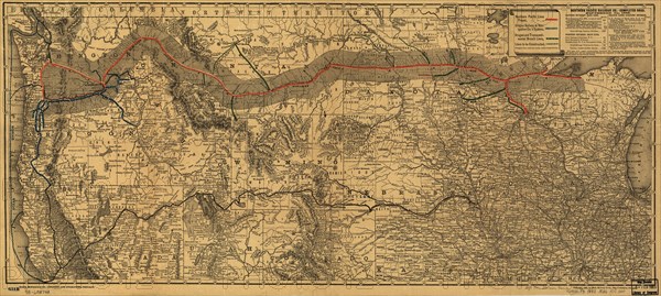 Northern Pacific Transcontinental -1882 1882