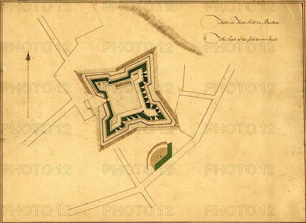Fort Hill, Boston - 1776