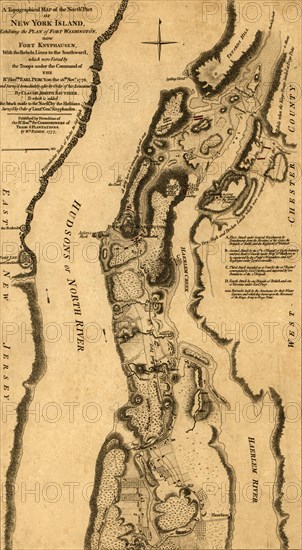 Hessian attack on Fort Washington under General Knypehausen on the 16th November 1776. 1776