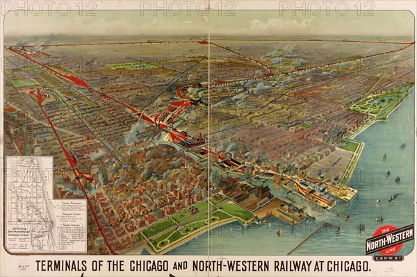 Terminals of the Chicago and North-Western Railway at Chicago - 1902 1902