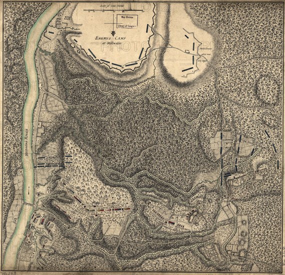 Bemus Heights Near Hudson River - 1777