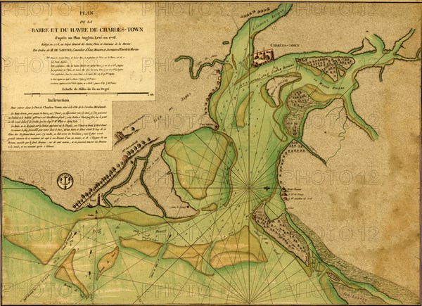 Charlestown Harbor after capture by the British 1778