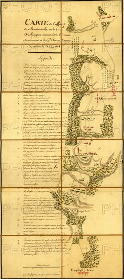 Battle of Monmouth or Freehold, New Jersey - 1778