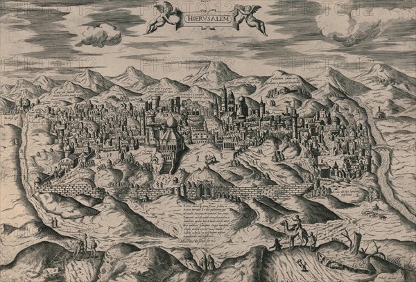 Antique Map of Jerusalem