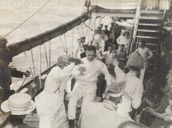 Antics aboard S.S. Balmoral Castle