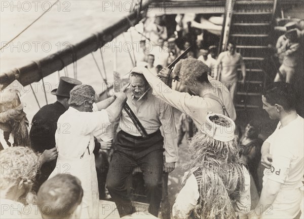 Antics aboard S.S. Balmoral Castle