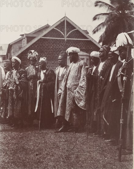 Bechuanaland chiefs await the Duke of Connaught